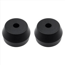 2x 45 RPM-adapter met massief aluminium middenstuk voor 7-inch EP-vinylplaten