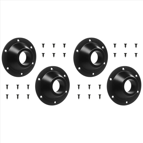 4 Pack RV Table Base, Pedestal Base Flange, Leg Mount Flush, Floor Mou