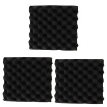 3 stuks 25x25x5cm geluidsisolerend schuim eierdoos studio akoestische behandeling