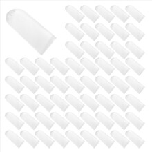 Conjunto de 140 unidades de cartões de lugar em acrílico fosco para casamento, transparentes, em formato de arco, para presentes.