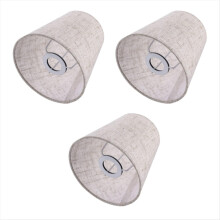 3X Small Lamp Shade Cloth Cover Chandelier Dust Fabric Accessory for T