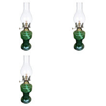 3 rustikale Öllampen im Vintage-Stil, aus Glas und Kohle, für den Innenbereich, als Dekoration