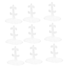 Doll Display Stand Set, Adjustable Plastic Doll Holder for Collectors, Stable Upright Support