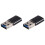 2X Aluminum Mini USB 3.0 Memory Card Reader Adapter for Micro-SD Card/ 1