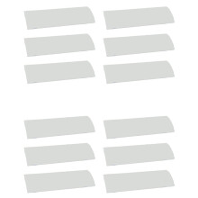 12 Sets Horizontal Blinds Replacement Slats, White Blind Repair Tabs,