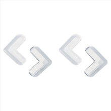 Baby Safety Soft Silicone Shelves Desk Cupboard Corner Protector 4 Pcs