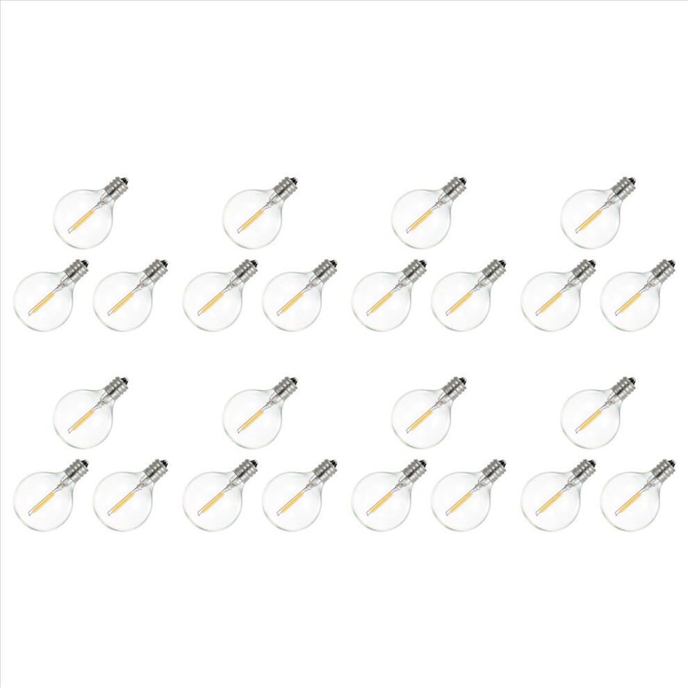 24Pcs G40 Led Replacement Light Bulbs, E12 Screw Base Shatterproof Led 4851296992809
