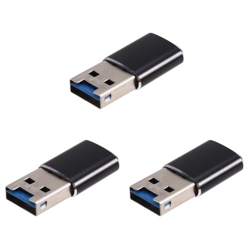 3X Aluminum Mini USB 3.0 Memory Card Reader Adapter for Micro-SD Card/