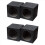 2 pares de caixas acústicas universais seladas de 6,5 polegadas para subwoofer automotivo. 1