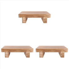 3 sgabelli in legno per adulti, letti alti, cucina, bagno, armadio