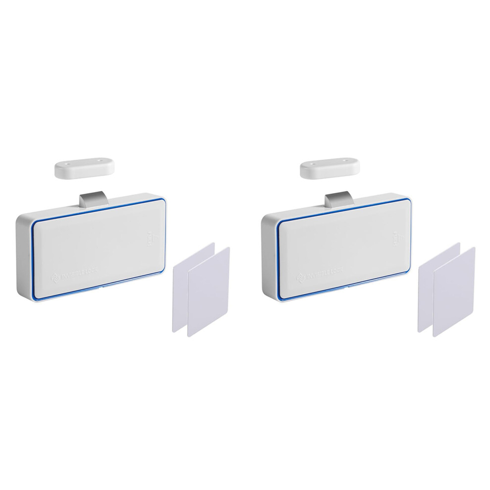 2X Hidden Cabinet Lock, Smart Nfc Rfid Electronic Diy Child Safety Pro Semoic