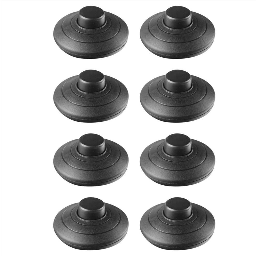 8Pcs Black In-Line Lamp Foot Switch Push Power Pedal Light Footswitch 4851296901337