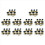 10X Left Right Classical Guitar String Tuning Pegs Machine Heads Tuner 1