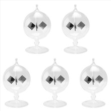 5X Solar Crookes Radiometer Glass Windmill Handmade Toy for Party Home