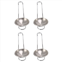 4X Stainless Steel Spoon Rest Holder,Long Handle Vertical Saving Soup