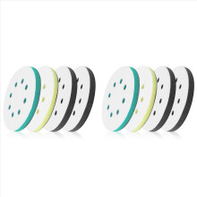 8 Pack Foam Sanding Pads for Orbital Sander, 5 Inch Holes Sander Surfp
