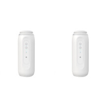 2X 300m³ Wall Plug Aroma Diffuser with Sensor Night Light Smart Blueto