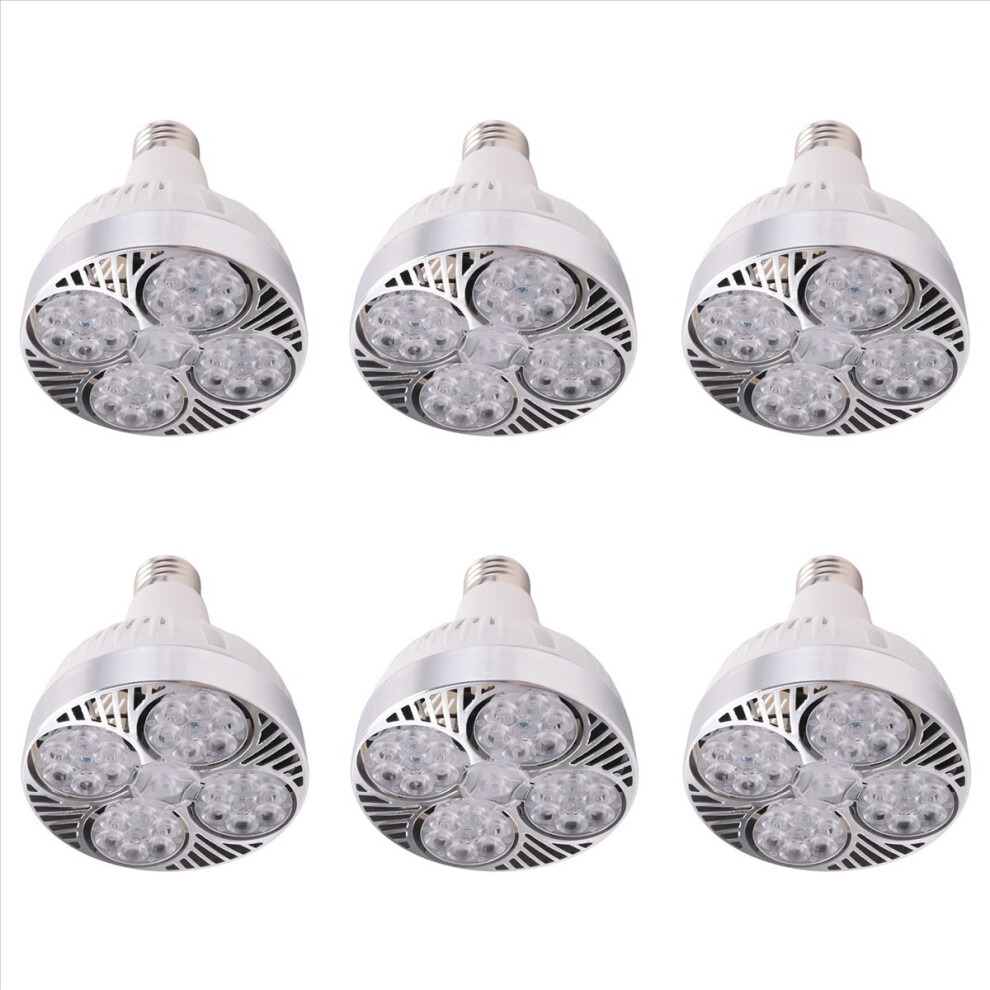 6X E27 Plant Lamp Light Bulb 35W Led Grow Full Spectrum Warm White For 4851296995046