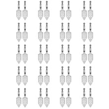 40 Pieces Absinthe Spoons, Stainless Steel Cocktails Spoon Making Kit