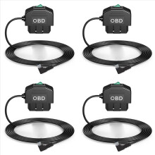 4X Dash Cam OBD Hardwire Kit,Dash Camera USB Type C Kit with Power Cab