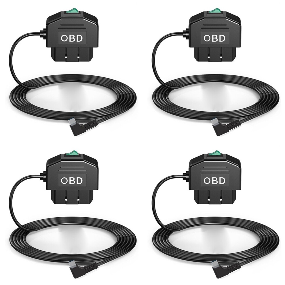 4X Dash Cam Obd Hardwire Kit,Dash Camera Usb Type C Kit With Power Cab 4851296989717