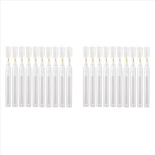 Lot de 20 marqueurs de retouche peinture vierges de 3 mm, Ă pointe ronde et inclinable.