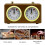 2X Mechanical Chess Clock Analog for Game Timer Official Clocks No Bat 4