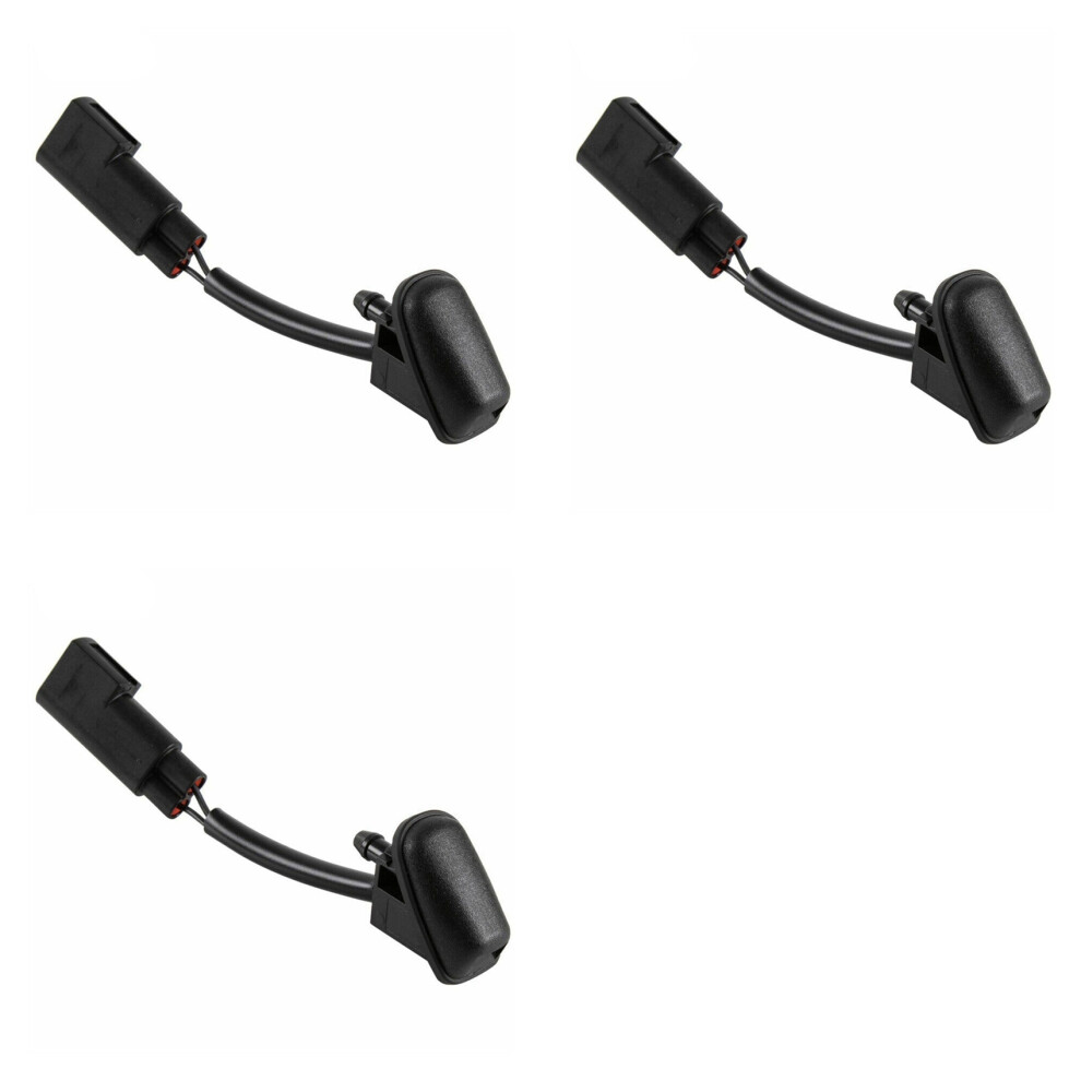 3X Front Windshield Washer Nozzle Jet With Heating 1708797 Bm5117666bb 4851296998337