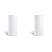 2X Bathroom Corner Storage 360 Rotating Wall-Mounted Shelf Shampoo Cos