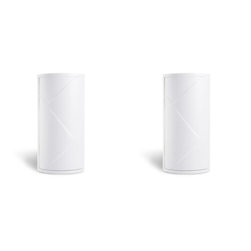 2X Bathroom Corner Storage 360 Rotating Wall-Mounted Shelf Shampoo Cos