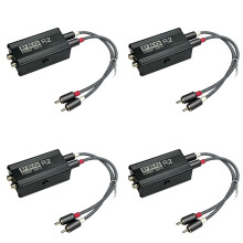 4X Ground Loop Audio Isolator Noise Filter Suppressor Signal Reducer f