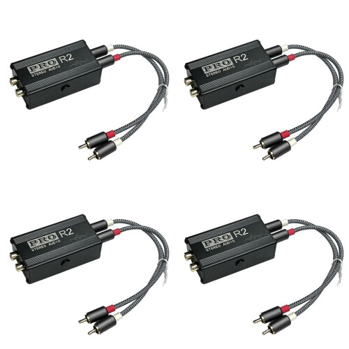 4X Ground Loop Audio Isolator Noise Filter Suppressor Signal Reducer f