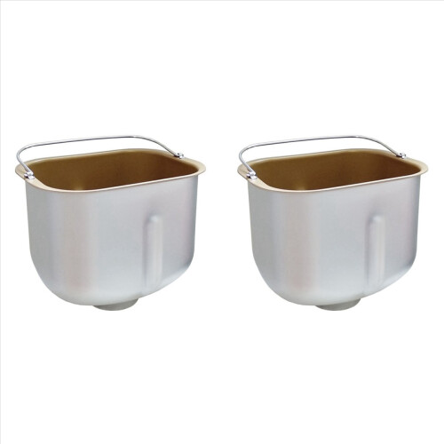 2x Broodbakmachine accessoires: bakvorm voor mixer