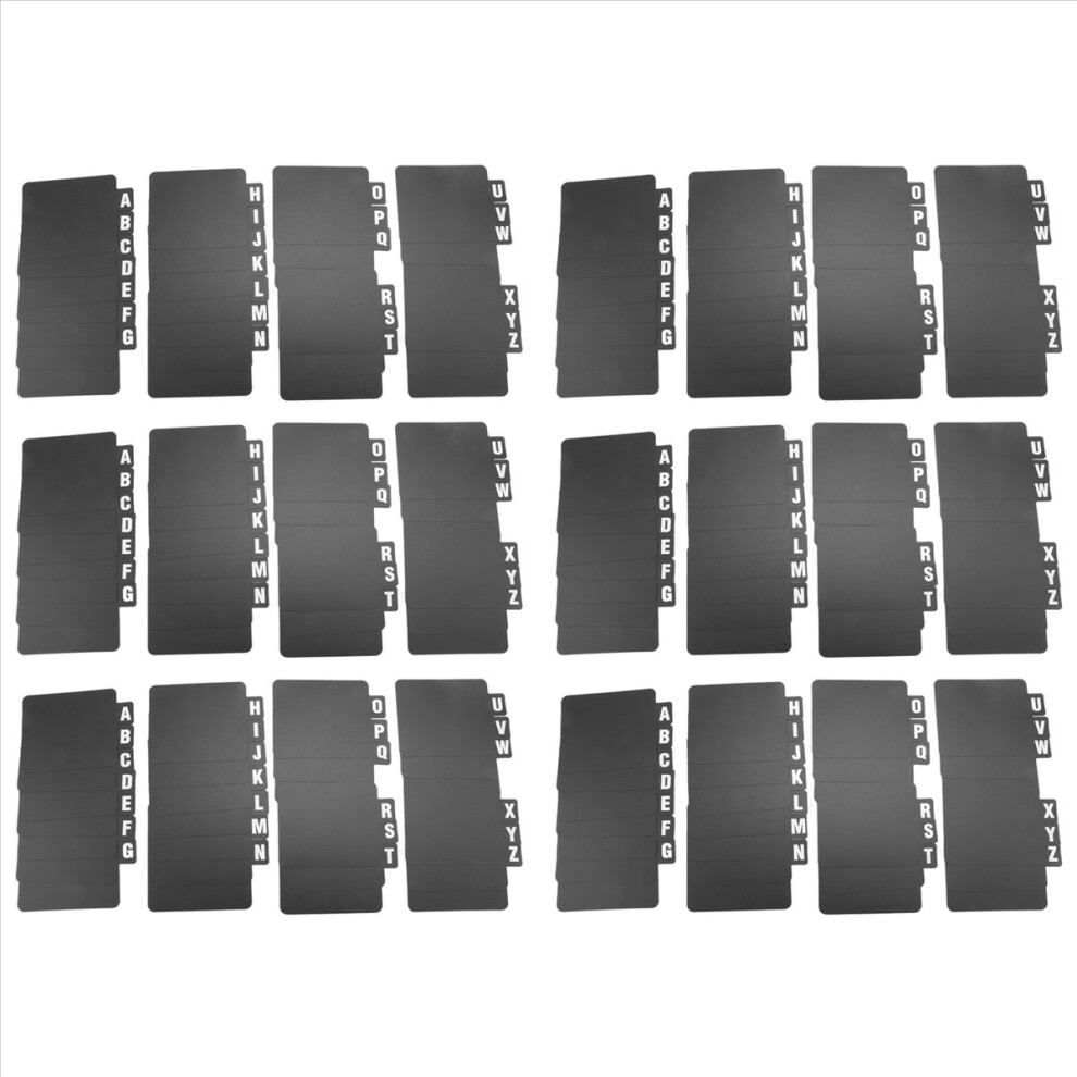 156 Pcs Vinyl Record Dividers Dvd Alphabetical A-Z Organizer With Alph 4851296902068