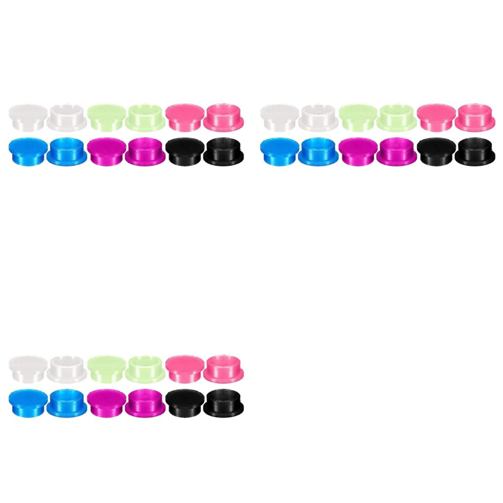 36 Pack Vials Caps 3Ml Glass Protective Vial Adapter, Lids Cover Reusa 4851296998085
