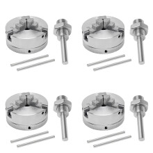 4X Mini Lathe Chuck Set, Z011 Extension Three Jaw and Connecting Rod E