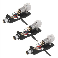 3X Stylus with Turntable Headshell 4 Pin Contacts for Phonograph Gramo