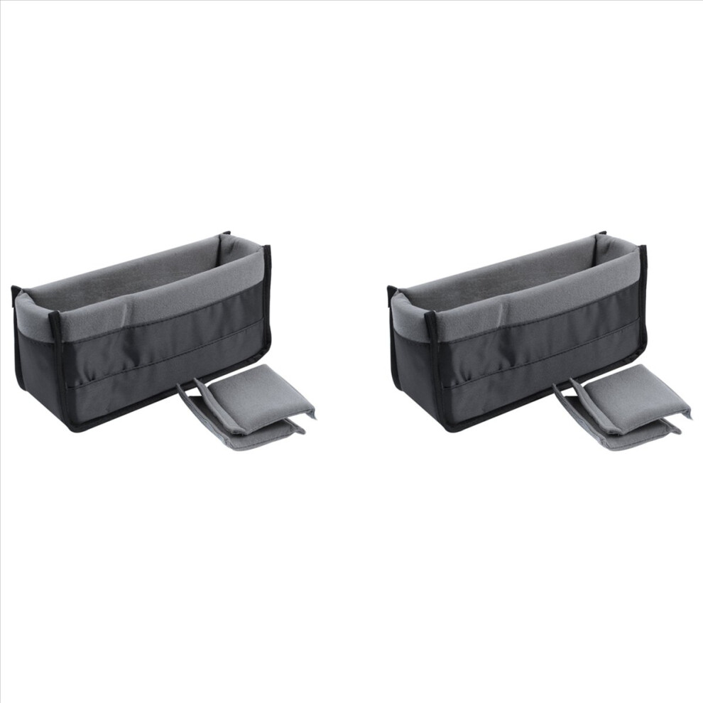 2X Shockproof Dslr Slr Camera Insert Organizer Case Partition Divider Black/Grey 4851296994599