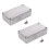 2x Caixa de alumínio fundido para projeto eletrônico/instrumento 1