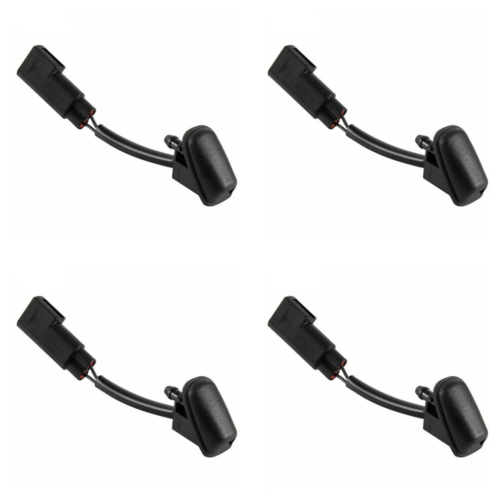 4X Front Windshield Washer Nozzle Jet With Heating 1708797 Bm5117666bb 4851296998580