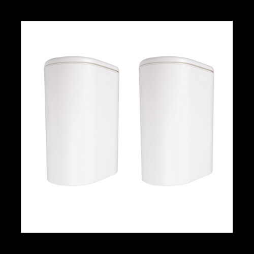 2X Plastic Narrow Type Kitchen Trash Can Toilet Press Waste Bin Dustbi 1