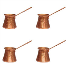 4X Coffee Turkish Pot 320Ml Copper Maker for Cezve Cafeteria