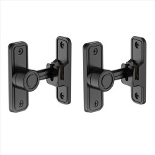 2X Heavy Duty Gate Latches 90 Degree Right Angle Barn Door Lock Anti-T