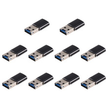 10X Aluminum Mini USB 3.0 Memory Card Reader Adapter for Micro-SD Card