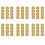 600Pcs M3 Thread Knurled Brass Threaded Heat Set Resistant Insert Embe 1