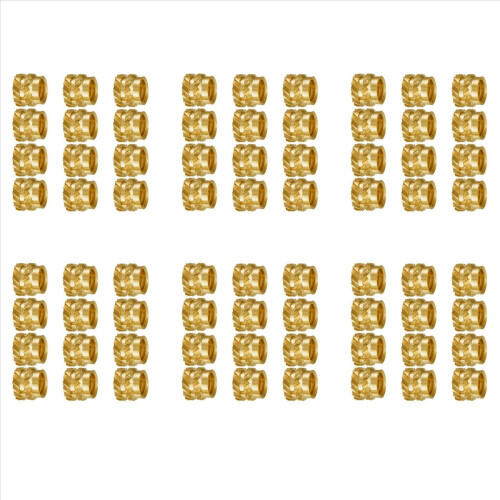 600Pcs M3 Thread Knurled Brass Threaded Heat Set Resistant Insert Embe