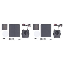 2X Portable Solar Panel Heater 12V 20W - Outdoor Camping, Car, and Pet