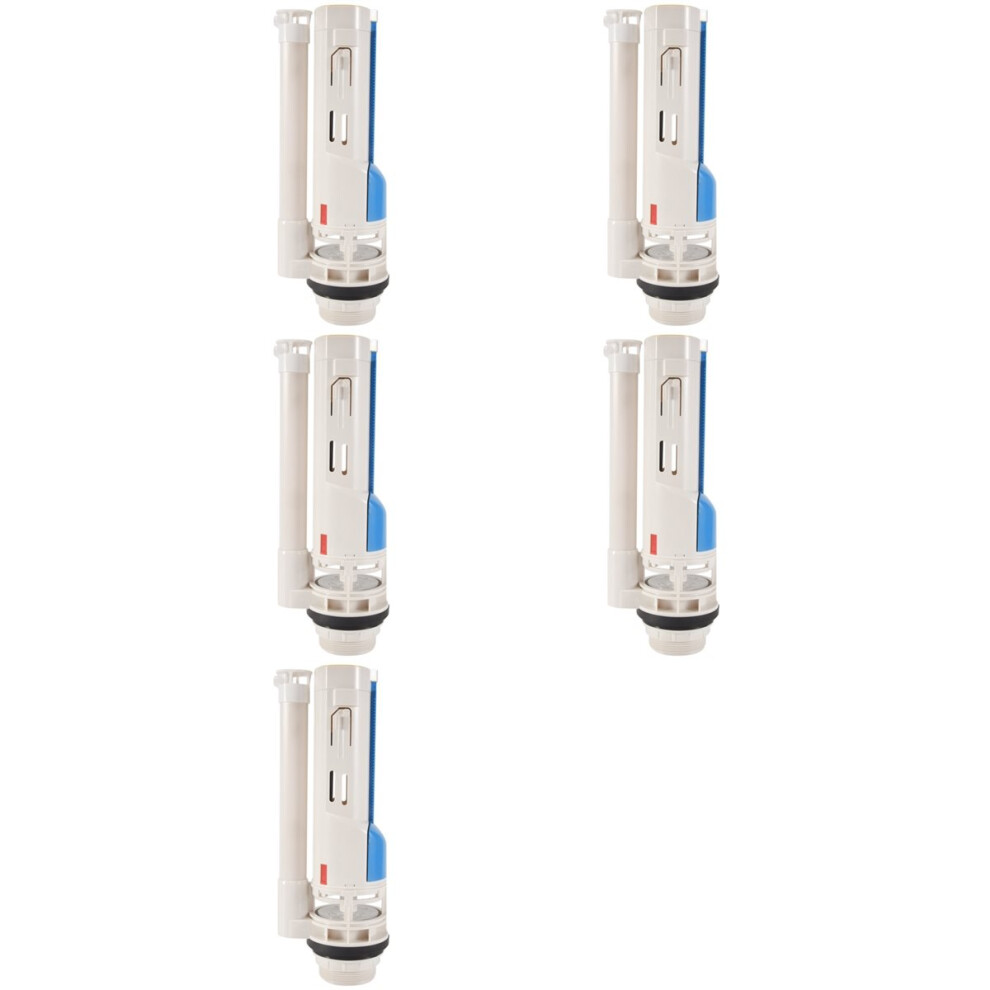 5X Split Toilet Drain Valve Two-Button Water Outlet Dual Flush Fill Ta 4851296988307