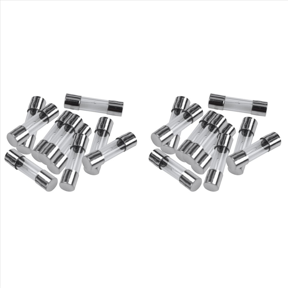 20 Pcs 250V 3A 3Amp Slow Blow Glass Fuses Tubes 5Mm X 20Mm 4851296904819