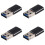 4X Aluminum Mini USB 3.0 Memory Card Reader Adapter for Micro-SD Card/ 1